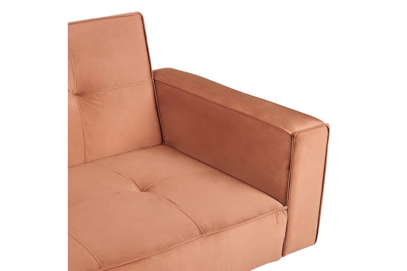 Bäddsoffa Beliani Visnes Brun, Guld Brown||GOLD - Møbler - Sofaer - Sovesofaer
