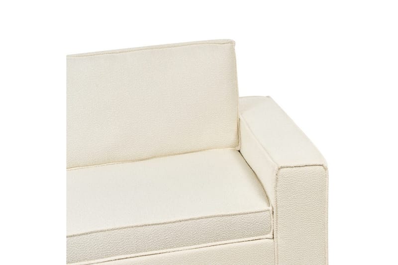 Bäddsoffa Beliani Vuokatti Brun White - Møbler - Sofaer - Sovesofaer