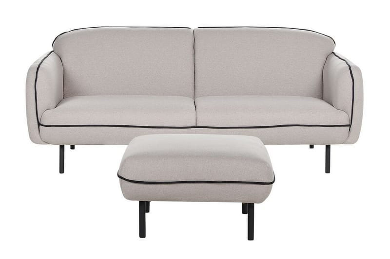 Balint Sofa 3-seter - Grå/Svart - Møbler - Sofaer - Sofa 3 seter