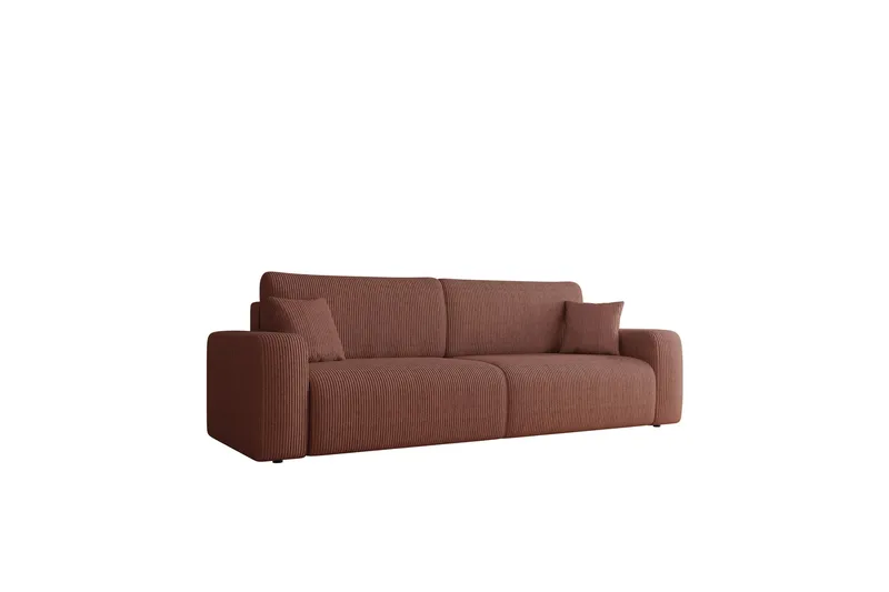 Barile Sofa 3-seter, Brun