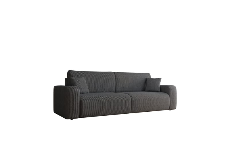 Barile Sofa 3-seter, Mørk grå