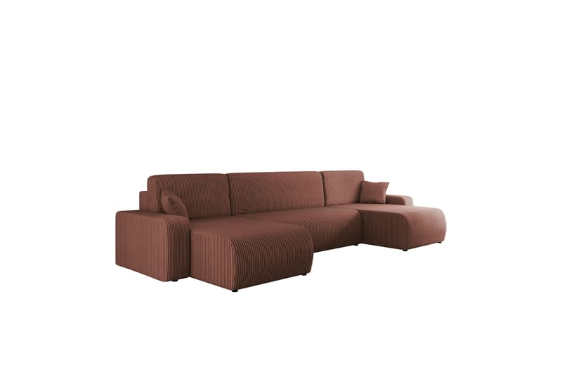 Barile Sofa Dobbeldivan 4-seter, Rosa