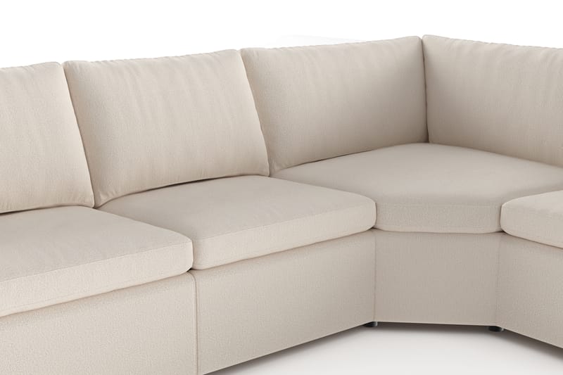 Barsele Hjørnesofa med Recliner 5-seter - Beige - Møbler - Sofaer - Reclinersofaer