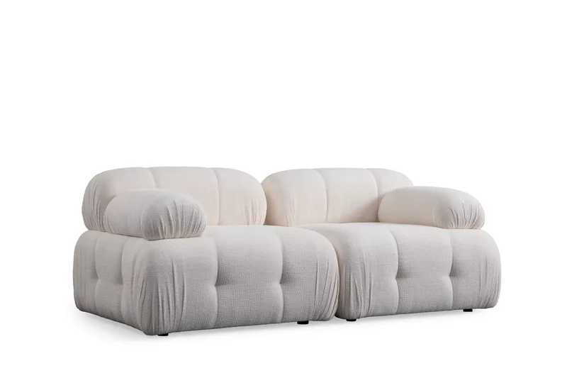 Belgin Sofa 2-seter - Hvit - Møbler - Sofaer - Modulsofaer - Komplett modulsofa