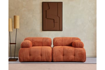 Belgin Sofa 2-seter - Oransje - Møbler - Sofaer - Modulsofaer - Komplett modulsofa