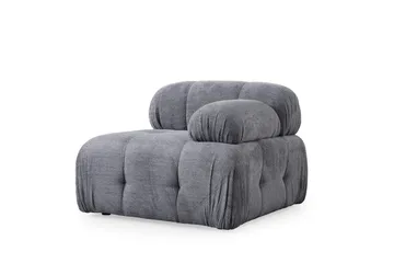 Belgin Sofa 3-seter - Grå - Møbler - Sofaer - Modulsofaer - Komplett modulsofa