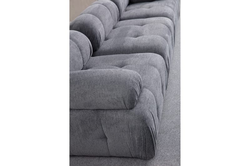 Belgin Sofa 3-seter - Grå - Møbler - Sofaer - Modulsofaer - Komplett modulsofa