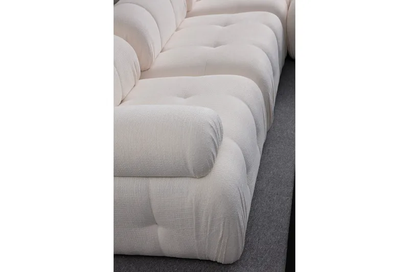 Belgin Sofa 3-seter - Hvit - Møbler - Sofaer - Modulsofaer - Komplett modulsofa