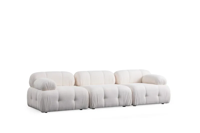 Belgin Sofa 3-seter, Hvit