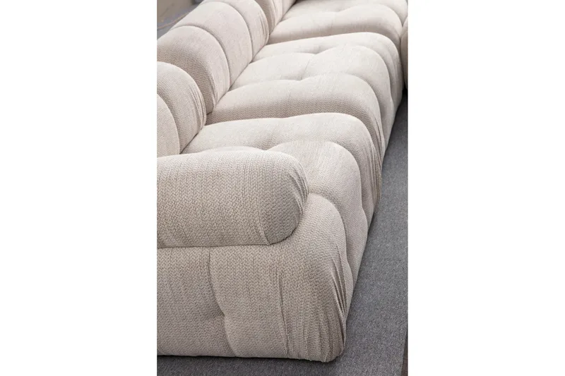 Belgin Sofa 3-seter - Krem - Møbler - Sofaer - Modulsofaer - Komplett modulsofa