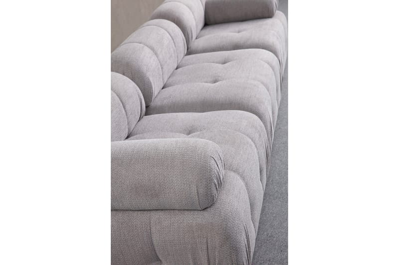 Belgin Sofa 3-seter - Lys grå - Møbler - Sofaer - Modulsofaer - Komplett modulsofa