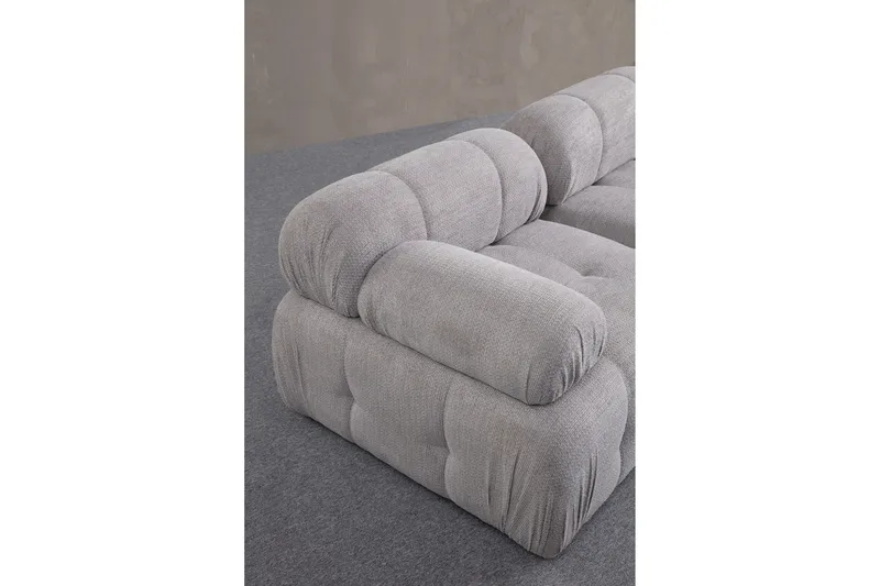 Belgin Sofa 3-seter - Lys grå - Møbler - Sofaer - Modulsofaer - Komplett modulsofa