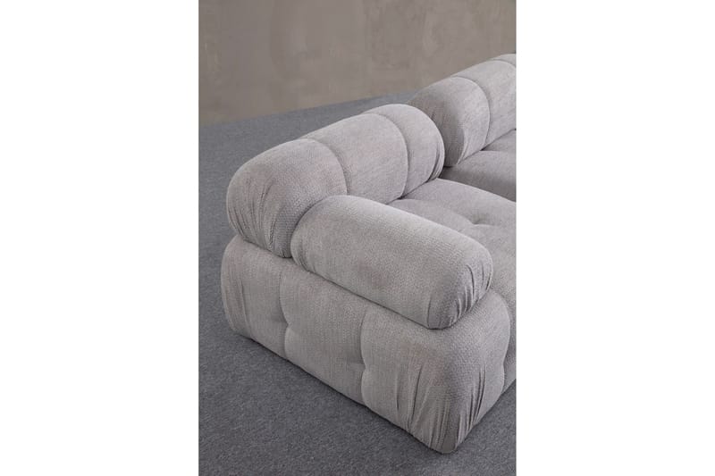 Belgin Sofa 3-seter - Lys grå - Møbler - Sofaer - Modulsofaer - Komplett modulsofa
