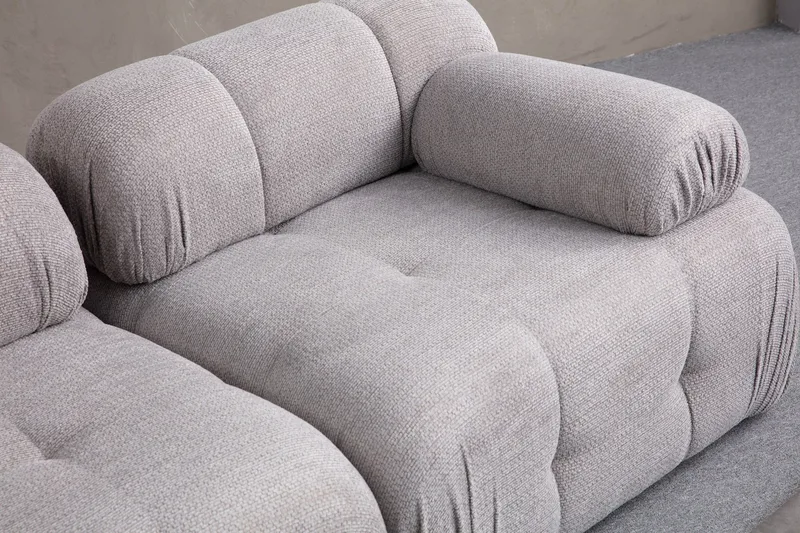 Belgin Sofa 3-seter - Lys grå - Møbler - Sofaer - Modulsofaer - Komplett modulsofa