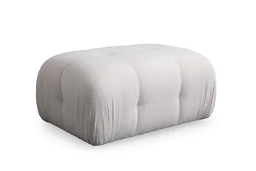 Belgin Sofa med Sjeselong 2-seter - Hvit - Møbler - Sofaer - Modulsofaer - Komplett modulsofa