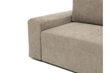 Bella Sovesofa 3-seter i Plysj - Grå - Møbler - Sofaer - Sovesofaer