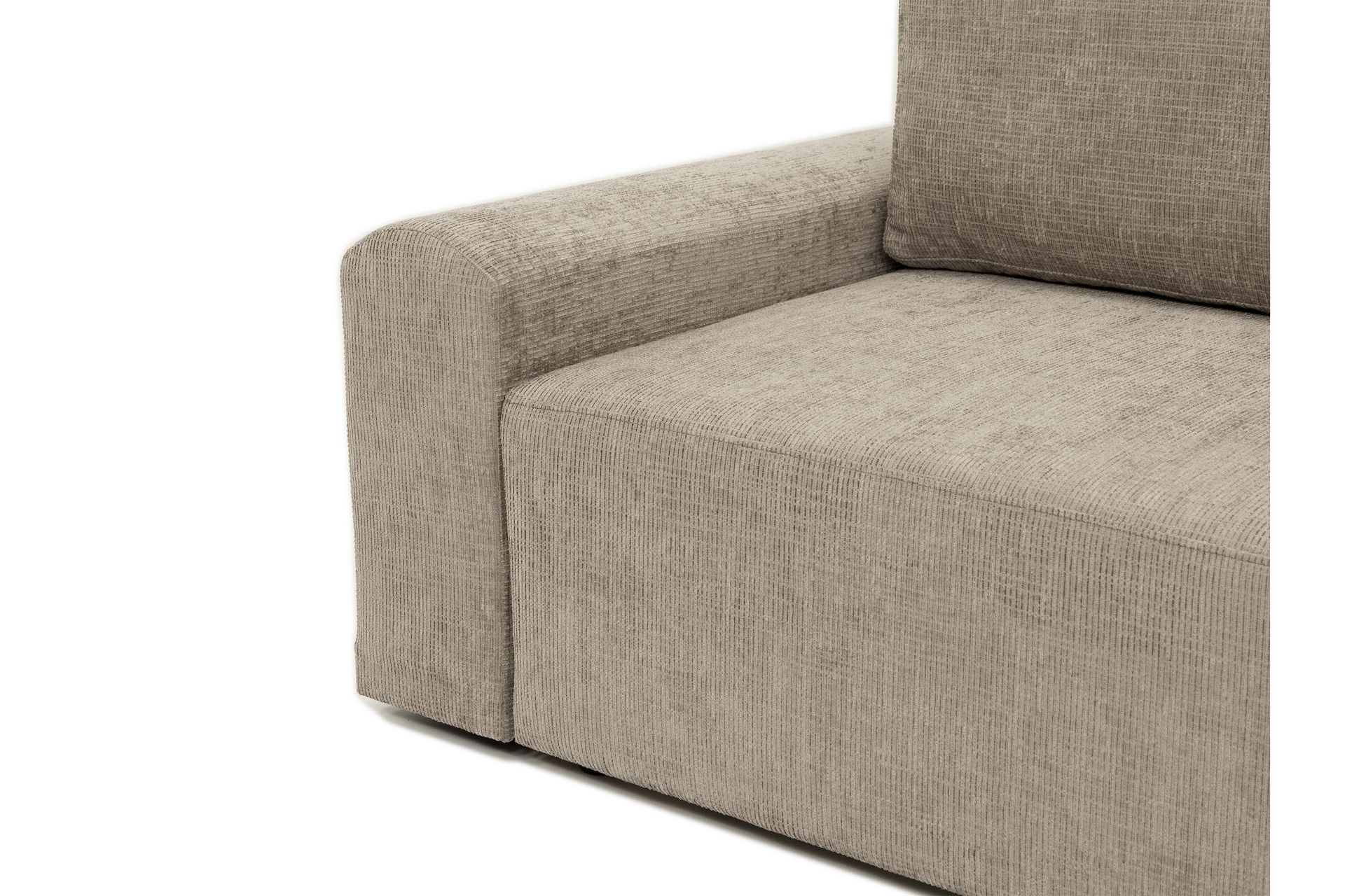 Bella Sovesofa 3-seter i Plysj - Beige - Møbler - Sofaer - Sovesofaer