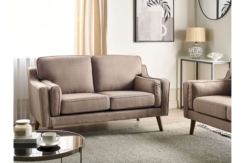 Bertha Sofa 2-seter - Brun/Lyst tre - Møbler - Sofaer - 2 seter sofa