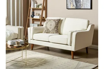 Bertha Sofa 2-seter - Hvit/Lyst tre - Møbler - Sofaer - 2 seter sofa