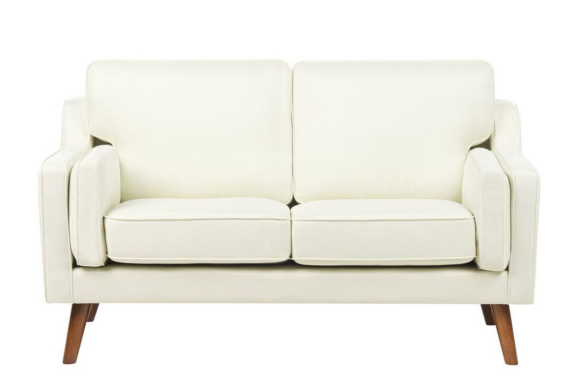 Bertha Sofa 2-seter - Hvit/Lyst tre