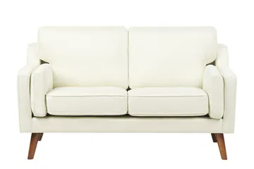 Bertha Sofa 2-seter - Hvit/Lyst tre - Møbler - Sofaer - 2 seter sofa