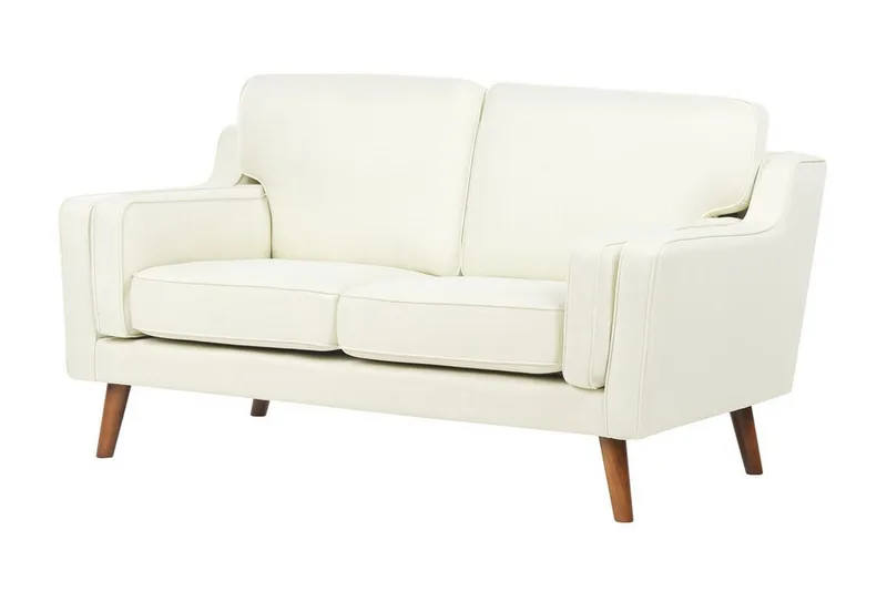 Bertha Sofa 2-seter - Hvit/Lyst tre - Møbler - Sofaer - 2 seter sofa