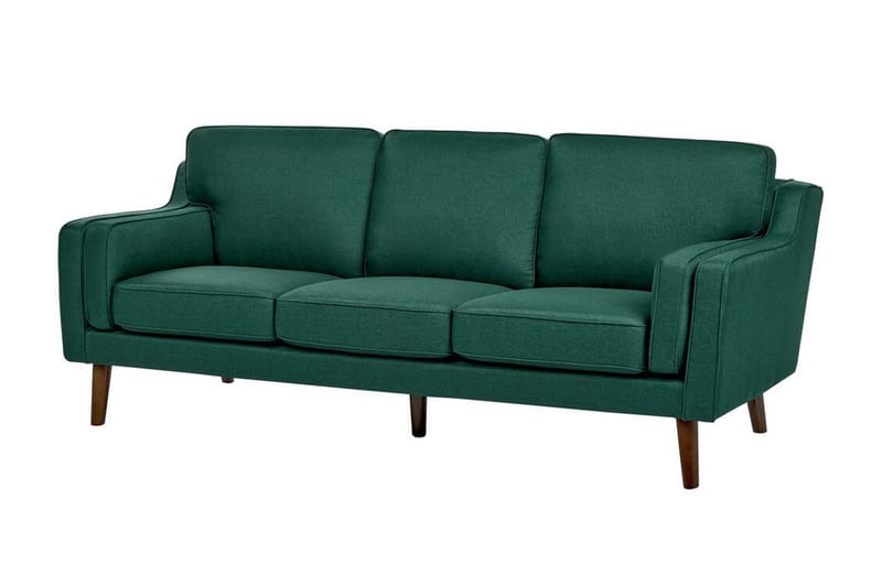 Bertha Sofa 3-seter - Grønn/Lyst tre - Møbler - Sofaer - Sofa 3 seter
