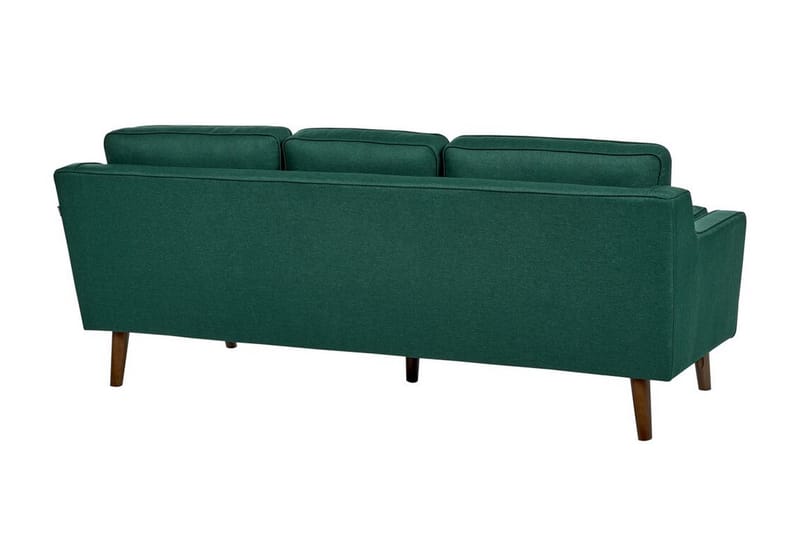 Bertha Sofa 3-seter - Grønn/Lyst tre - Møbler - Sofaer - Sofa 3 seter