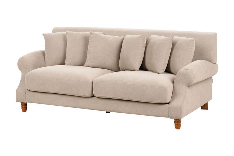Bijan Sofa 2-seter - Beige/Mørkt tre - Møbler - Sofaer - 2 seter sofa