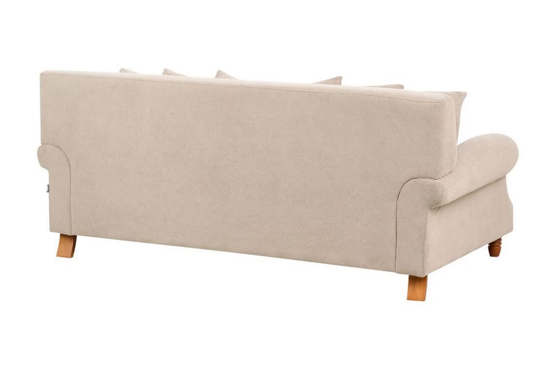 Bijan Sofa 2-seter - Beige/Mørkt tre - Møbler - Sofaer - 2 seter sofa