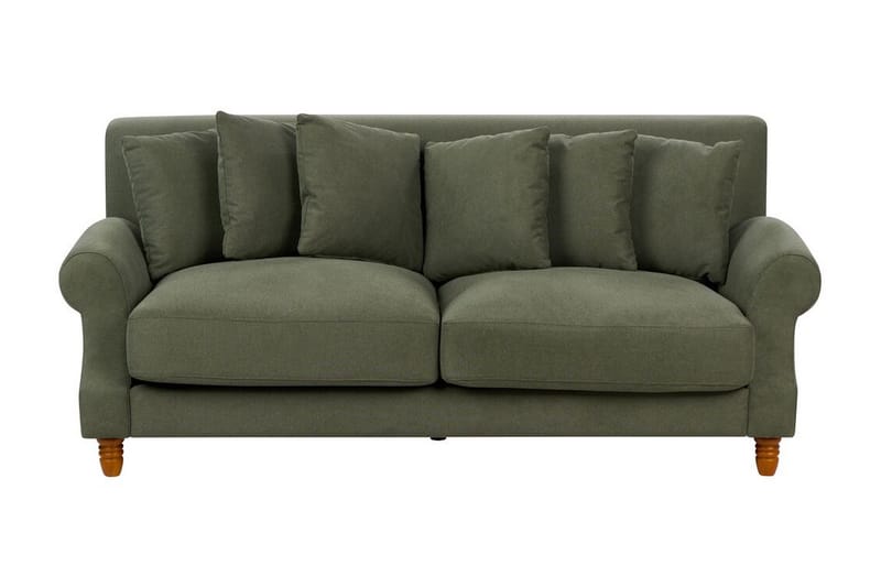 Bijan Sofa 2-seter, Grønn/Mørkt tre