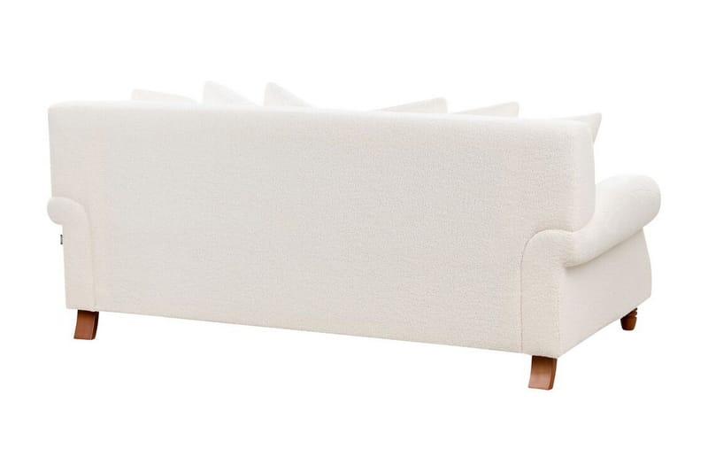 Bijan Sofa 2-seter - Hvit/Mørkt tre - Møbler - Sofaer - 2 seter sofa