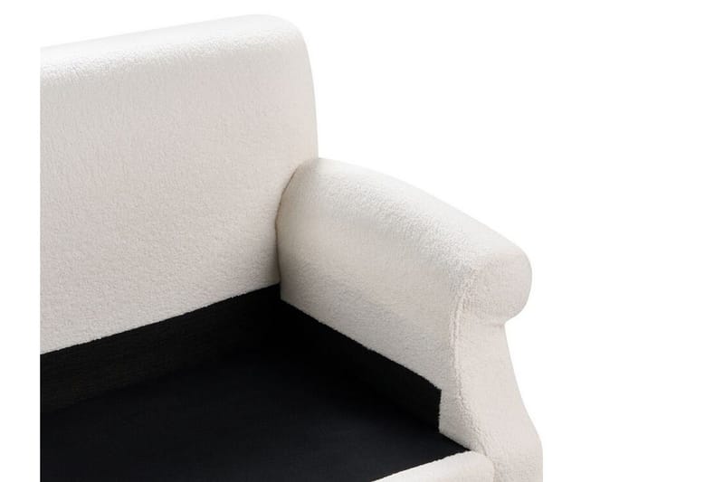 Bijan Sofa 2-seter - Hvit/Mørkt tre - Møbler - Sofaer - 2 seter sofa