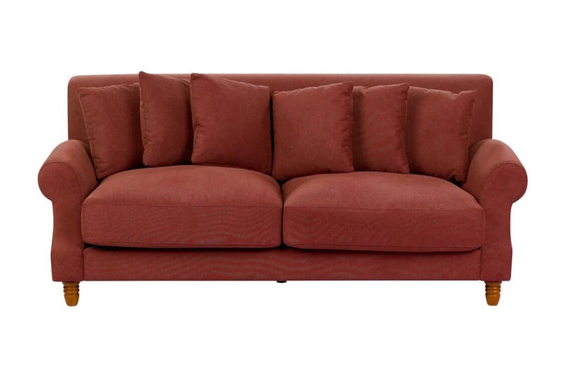 Bijan Sofa 2-seter - Rød/Mørkt tre - Møbler - Sofaer - 2 seter sofa