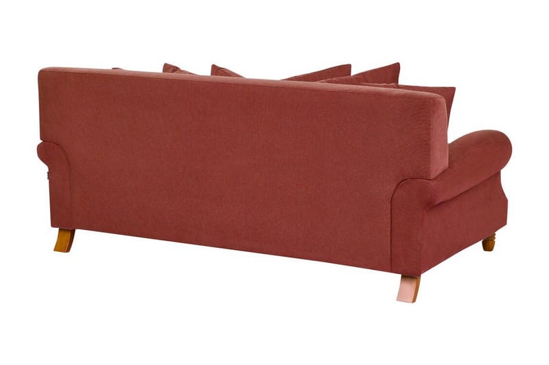 Bijan Sofa 2-seter - Rød/Mørkt tre - Møbler - Sofaer - 2 seter sofa