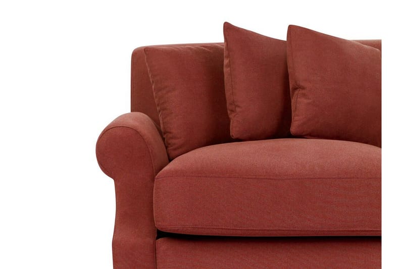 Bijan Sofa 2-seter - Rød/Mørkt tre - Møbler - Sofaer - 2 seter sofa