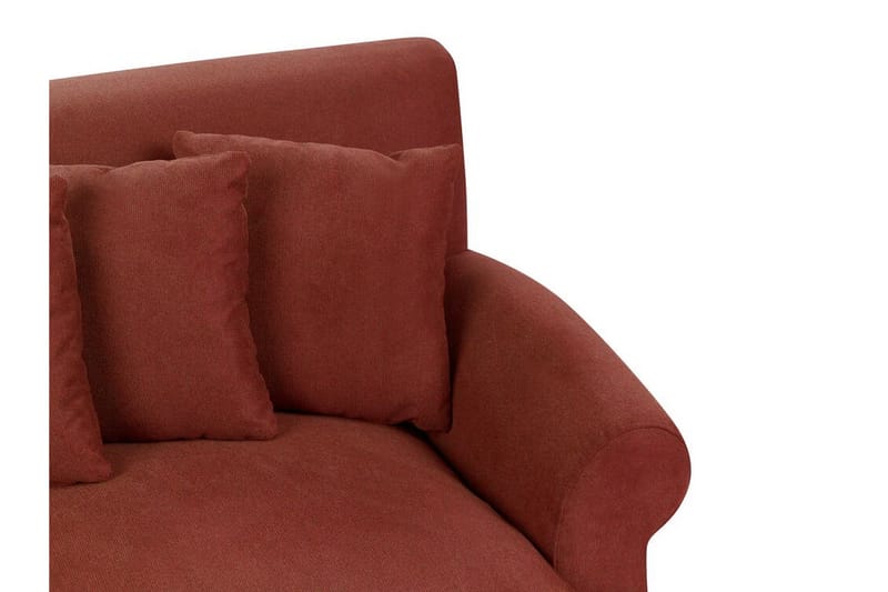 Bijan Sofa 2-seter - Rød/Mørkt tre - Møbler - Sofaer - 2 seter sofa