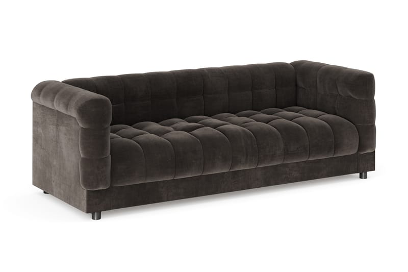 Billsta 3-seter Sofa - Mørk grå - Møbler - Sofaer - Fløyel sofaer