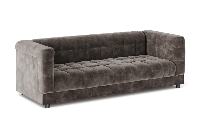 Billsta 3-seter Sofa - Mørk grå - Møbler - Sofaer - Fløyel sofaer