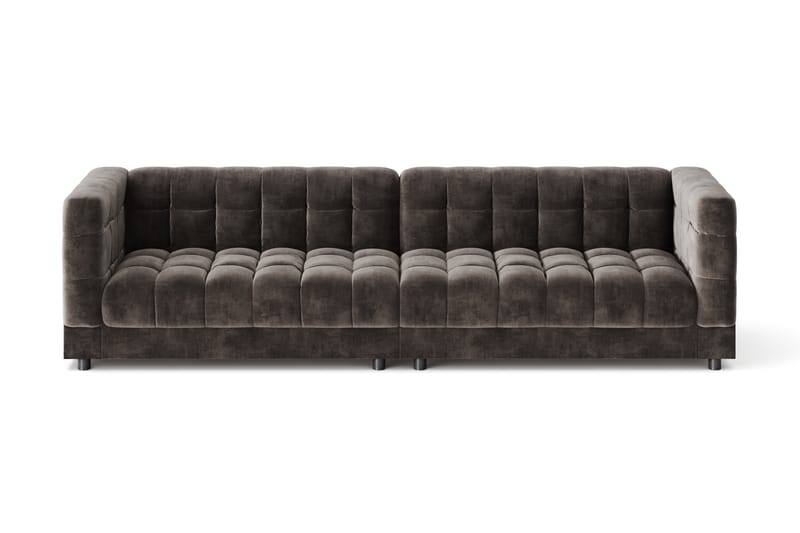 Billsta 4-seter Sofa - Mørk grå - Møbler - Sofaer - Fløyel sofaer