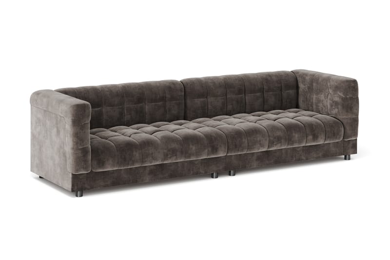 Billsta 4-seter Sofa - Mørk grå - Møbler - Sofaer - Fløyel sofaer