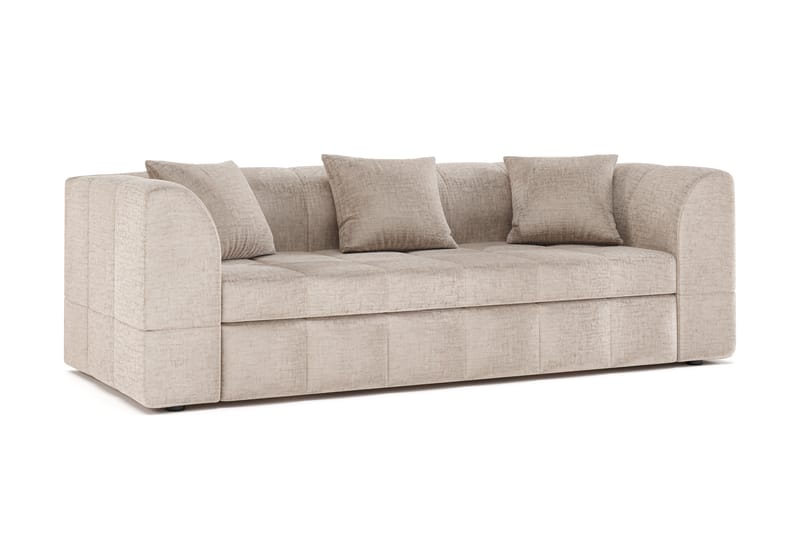 Bjorsund 3-seter Sofa - Beige - Møbler - Sofaer - Sofa 3 seter