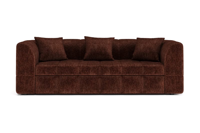 Bjorsund 3-seter Sofa - Brun - Møbler - Sofaer - Sofa 3 seter