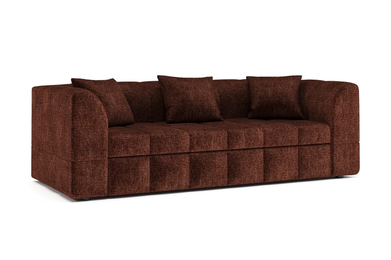 Bjorsund 3-seter Sofa - Brun - Møbler - Sofaer - Sofa 3 seter