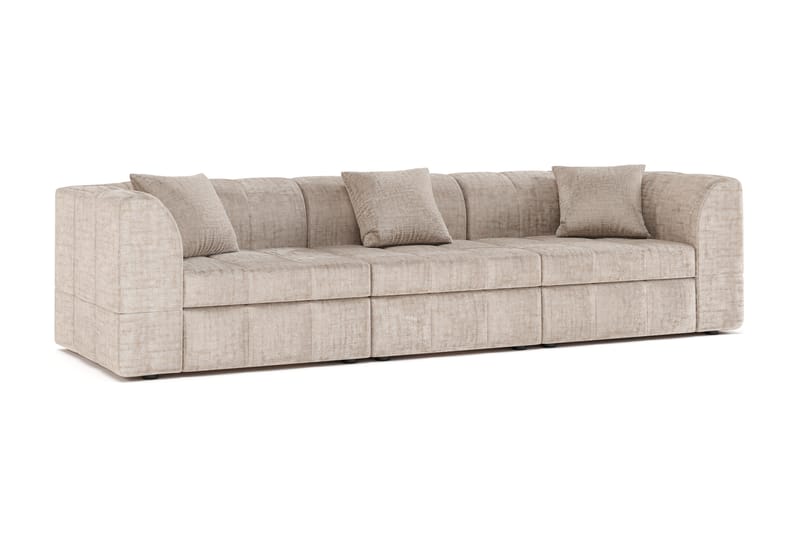 Bjorsund 4-seter Sofa - Beige - Møbler - Sofaer - 4 seter sofa