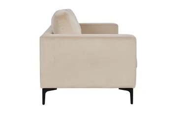 Bolero Fløyelssofa 3-seter - Beige - Møbler - Sofaer - Sofa 3 seter