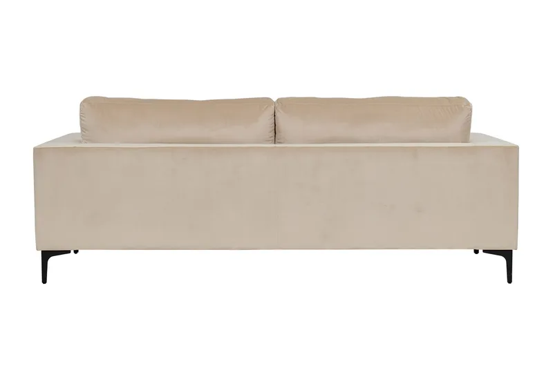 Bolero Fløyelssofa 3-seter - Beige - Møbler - Sofaer - Fløyel sofaer