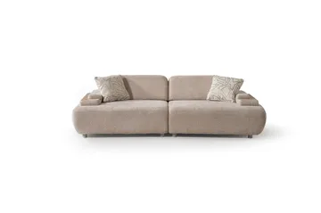 Bonavista 3-seters sofa Bouclé - Beige - Møbler - Sofaer - Sofa 3 seter