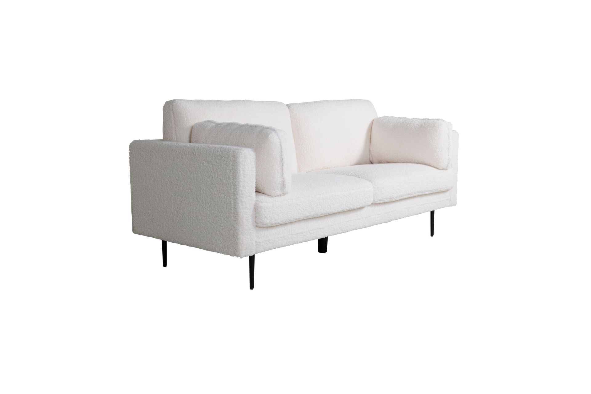 Boom 3-seter Sofa Teddy - Hvit - Møbler - Sofaer - Sofa 3 seter