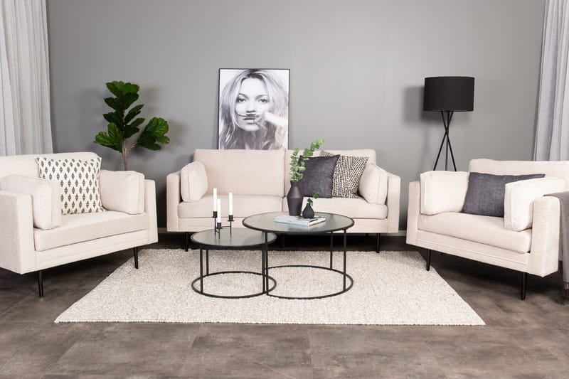 Boom 3-seters Sofa - Beige - M�øbler - Sofaer - Sofa 3 seter
